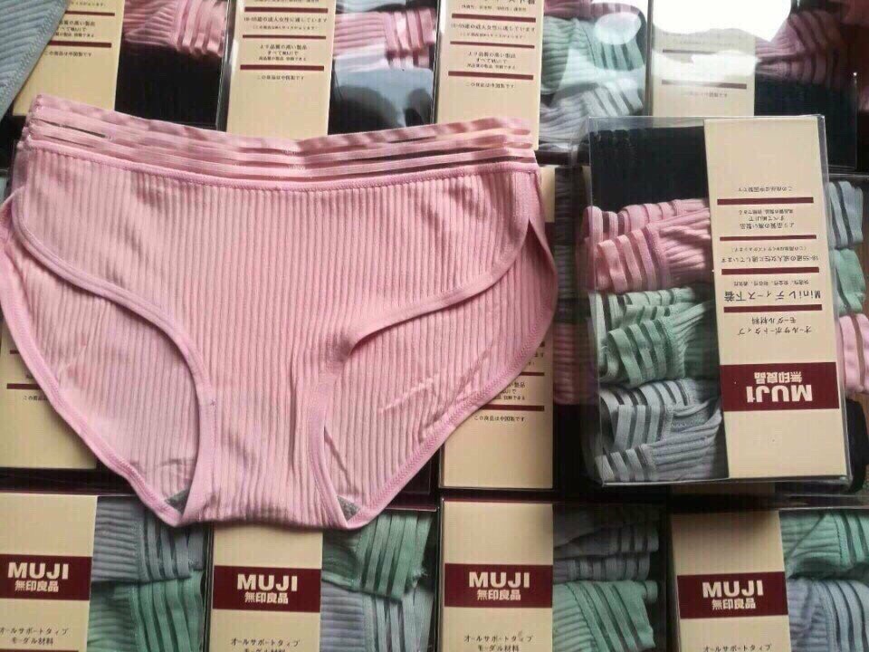 QUẦN LÓT MUJI NỮ HÀNG XUẤT NHẬT 4 CHIẾC