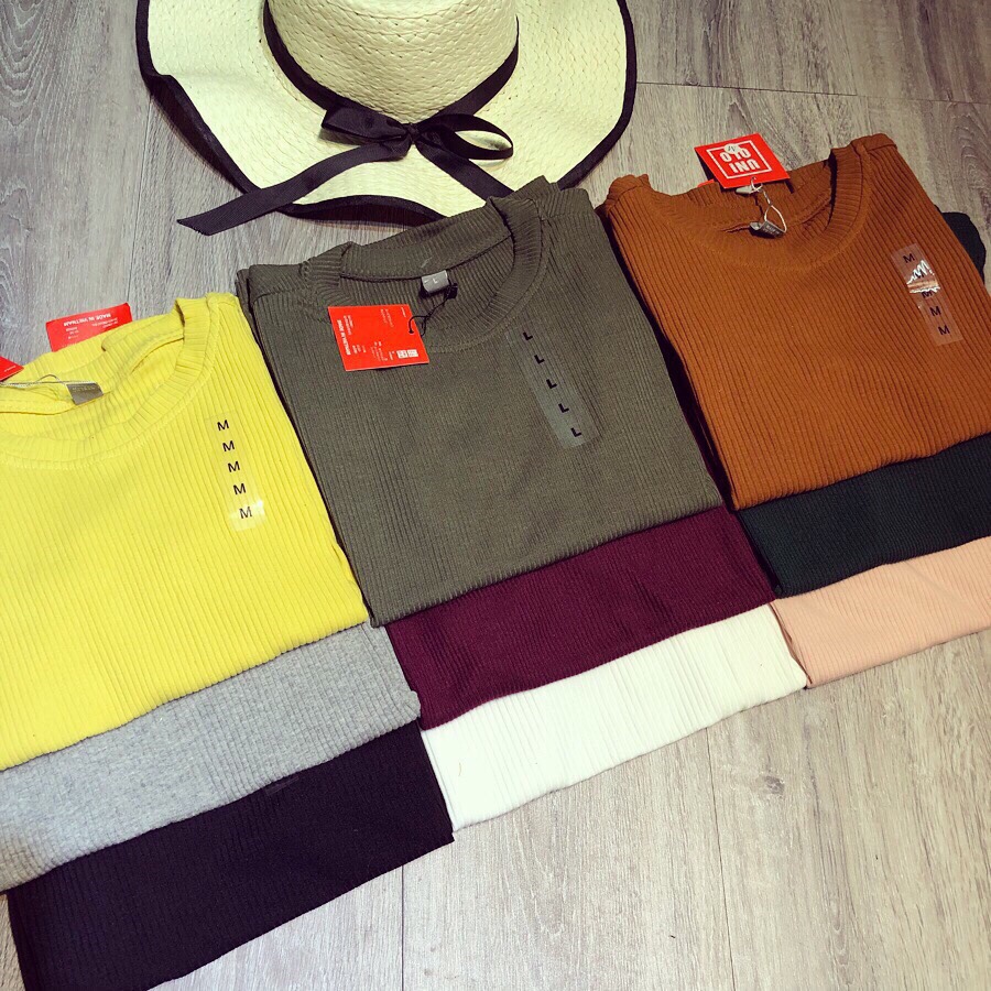 Áo Len Tăm Cộc Tay Uni