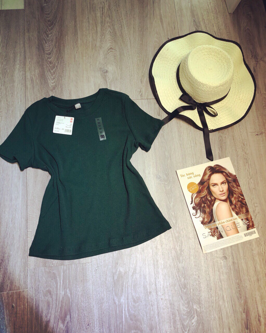 Áo Len Tăm Cộc Tay Uni