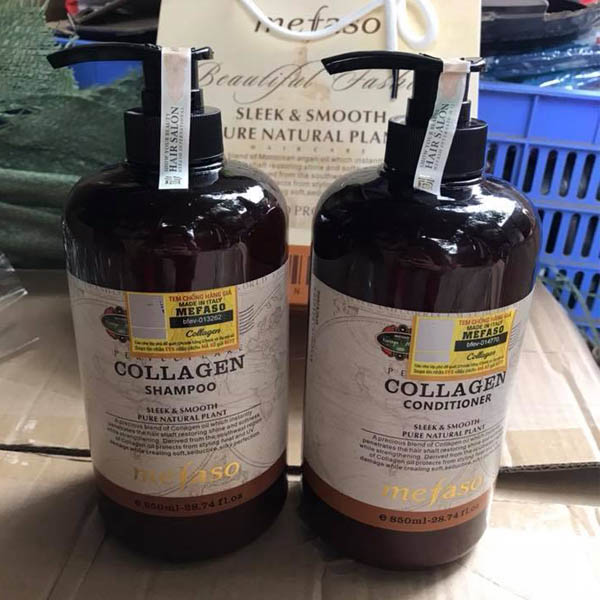 Bộ Dầu Gội Xả Biotin Collagen Argan Mefaso