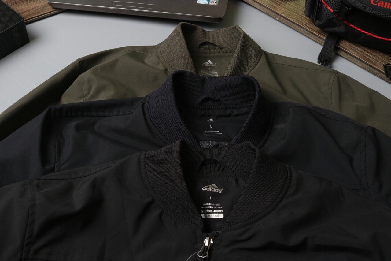 Áo Gió Nam Bomber Adidas cắt mã