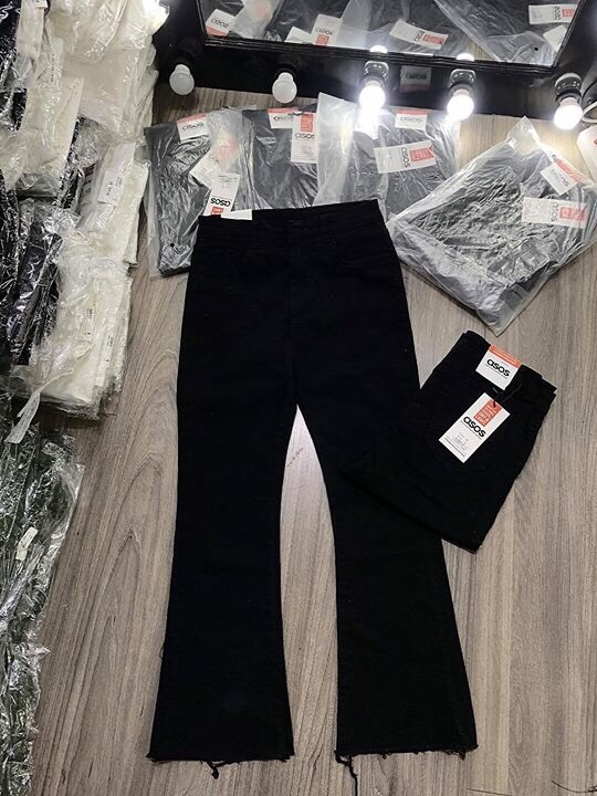 Quần Bò Jean Ống  Loe Asos cắt mã