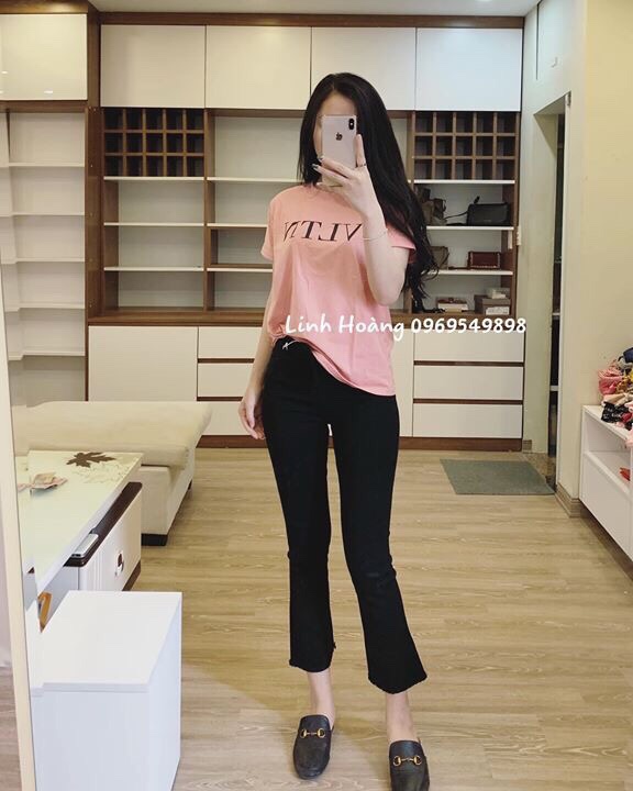 Quần Bò Jean Ống  Loe Asos cắt mã