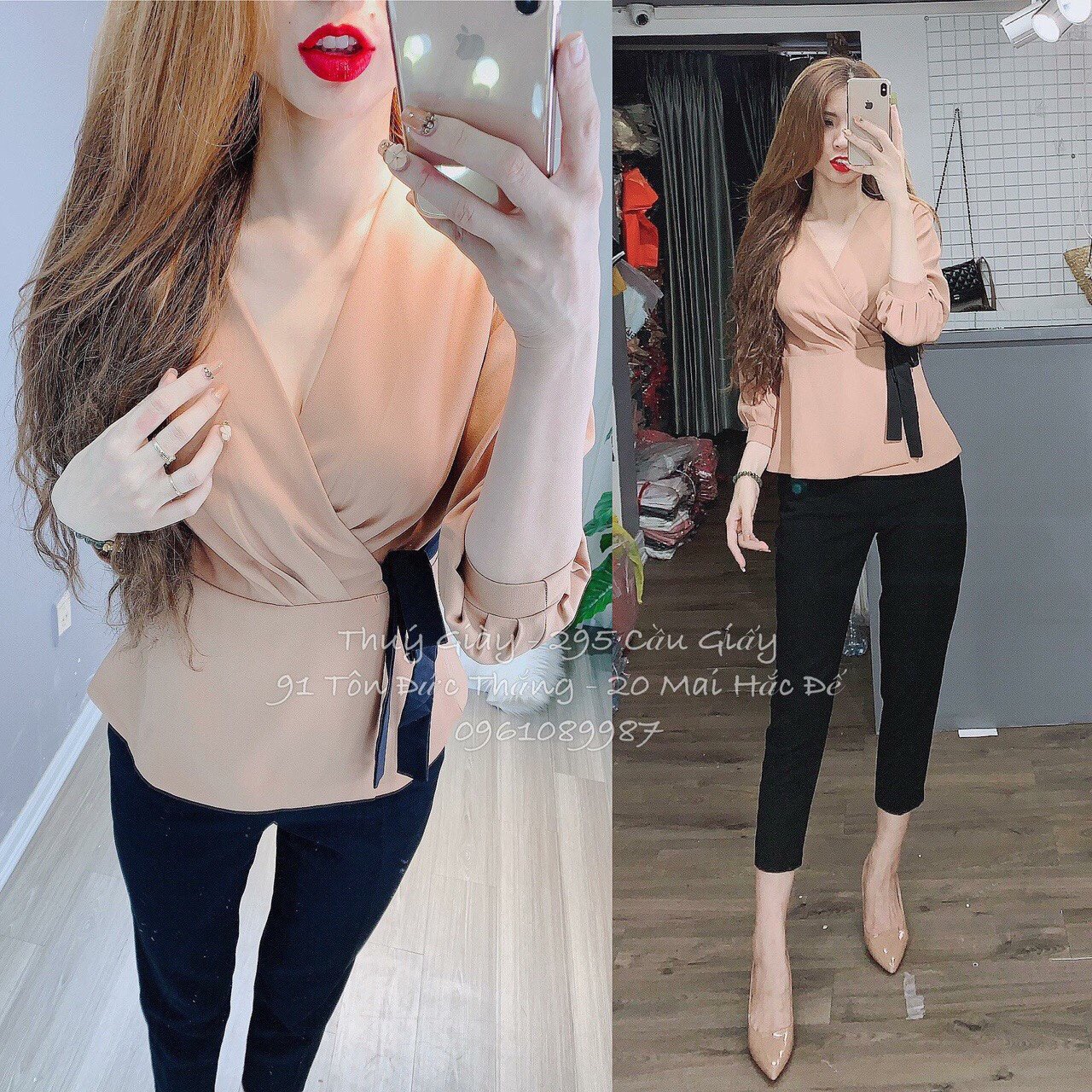 Áo Sơ Mi Cổ Chéo