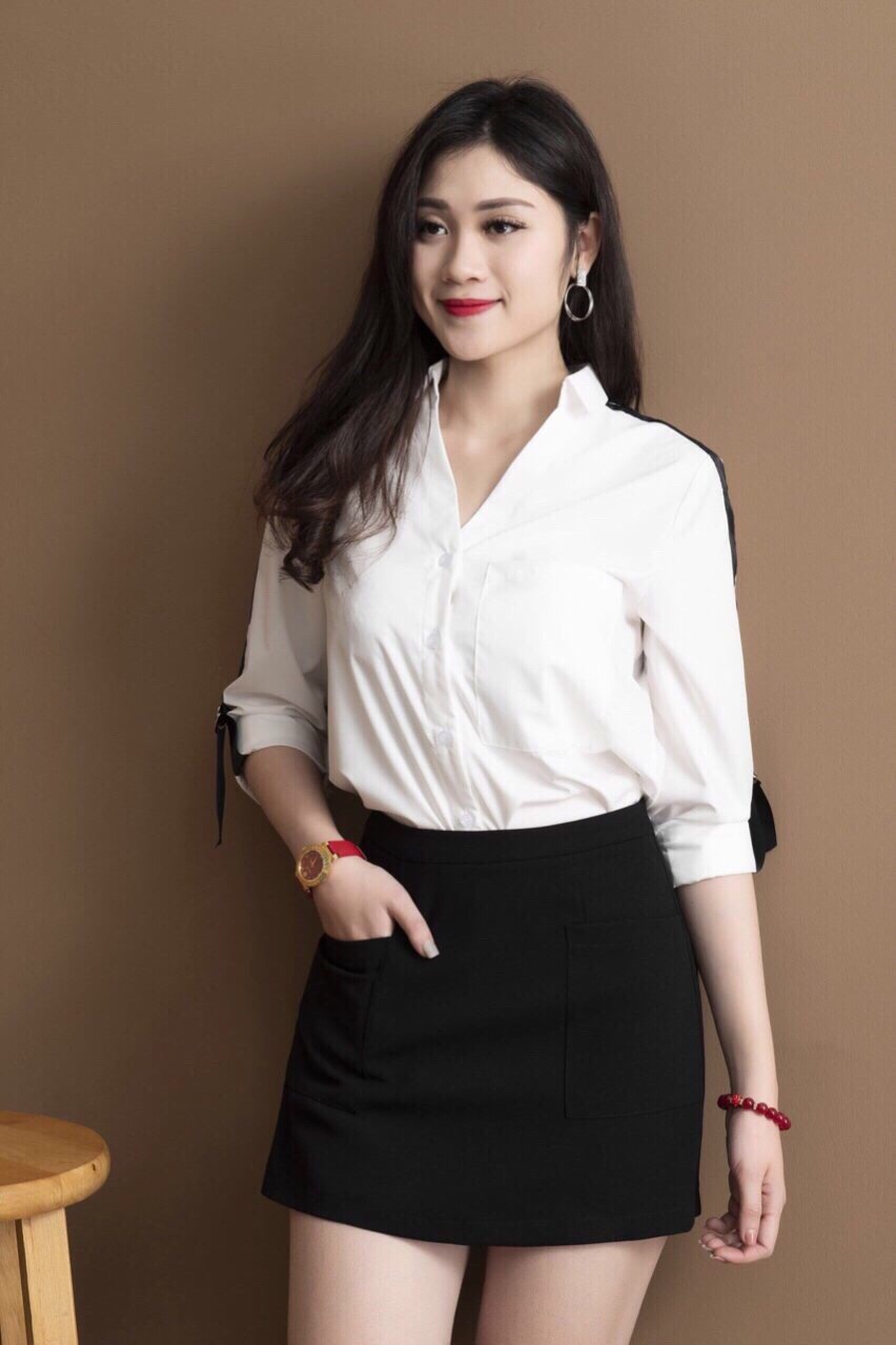 Quần Giả Váy 2 Túi