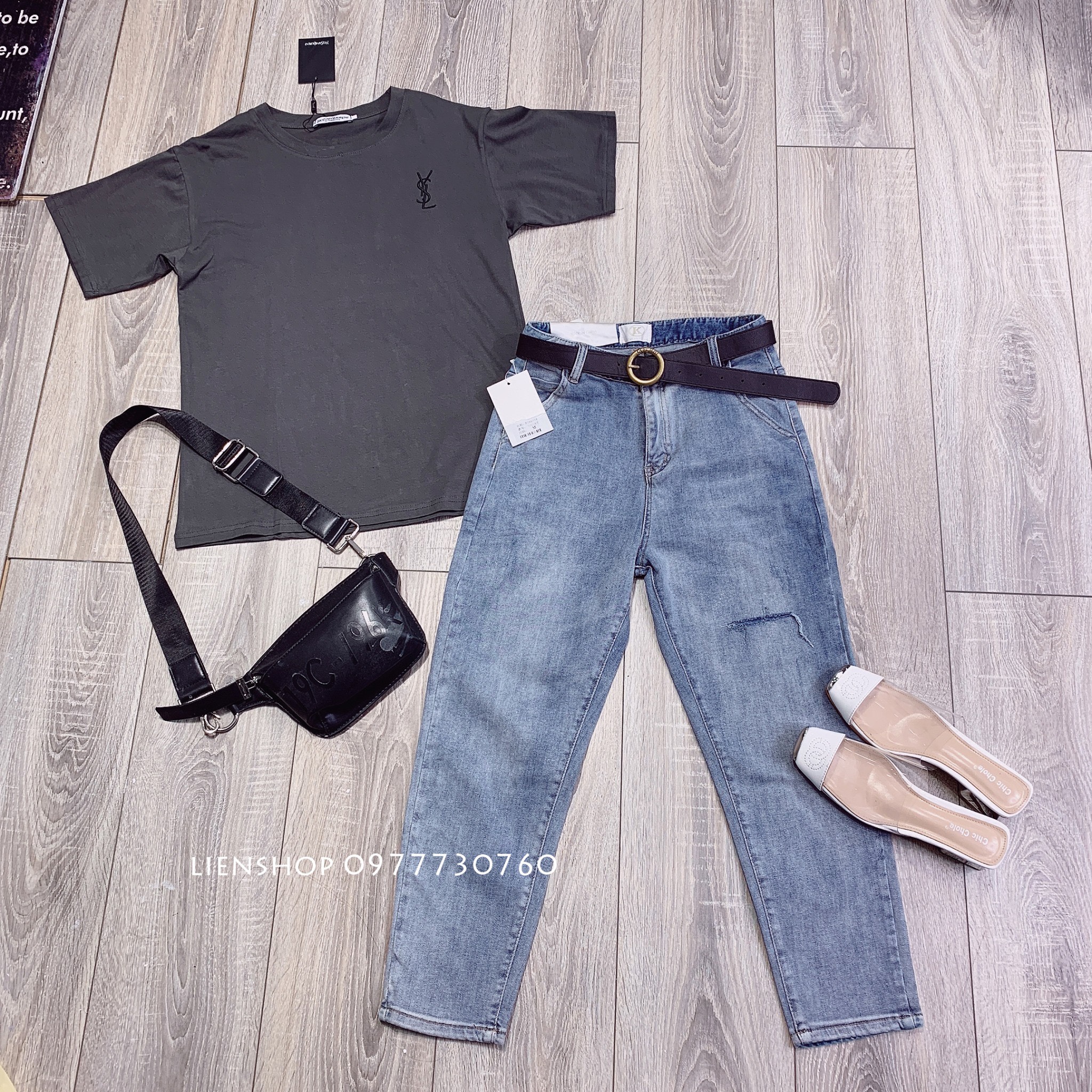 Quần Bò Dáng Baggy