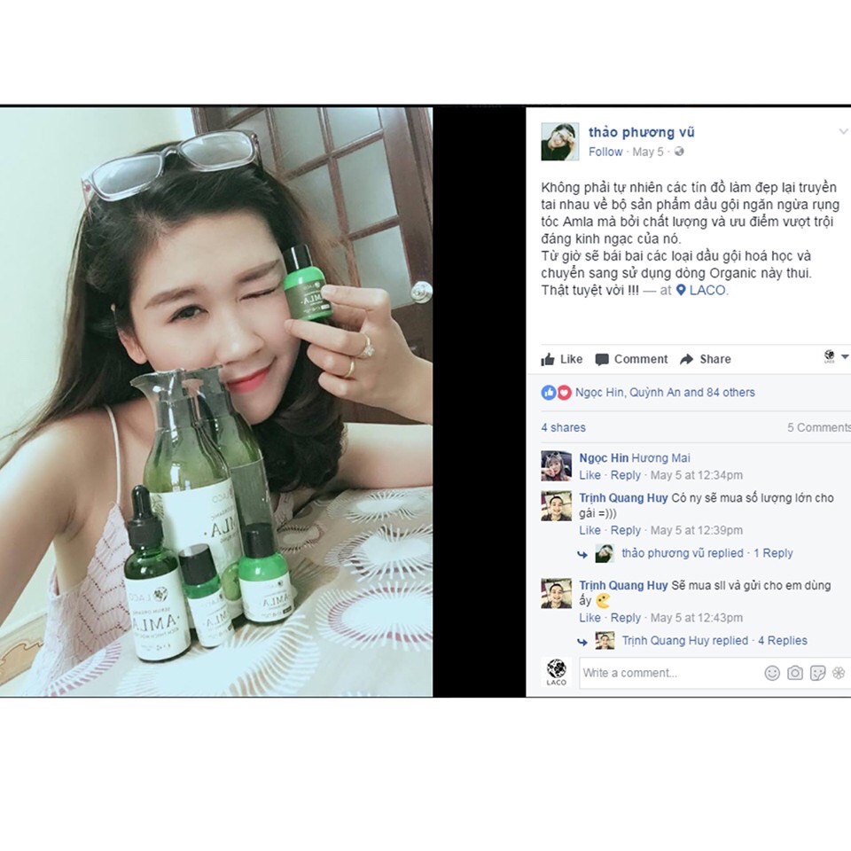 Bộ Dầu Gội LACO