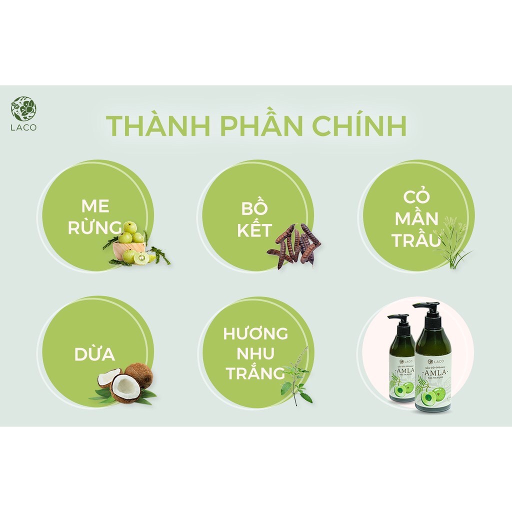 Bộ Dầu Gội LACO