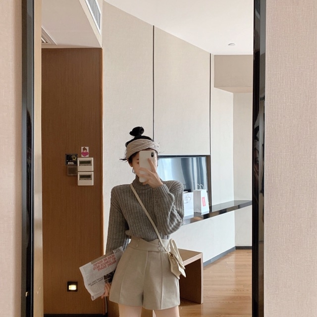 Quần Đùi Dạ 4 Cúc p3/k7