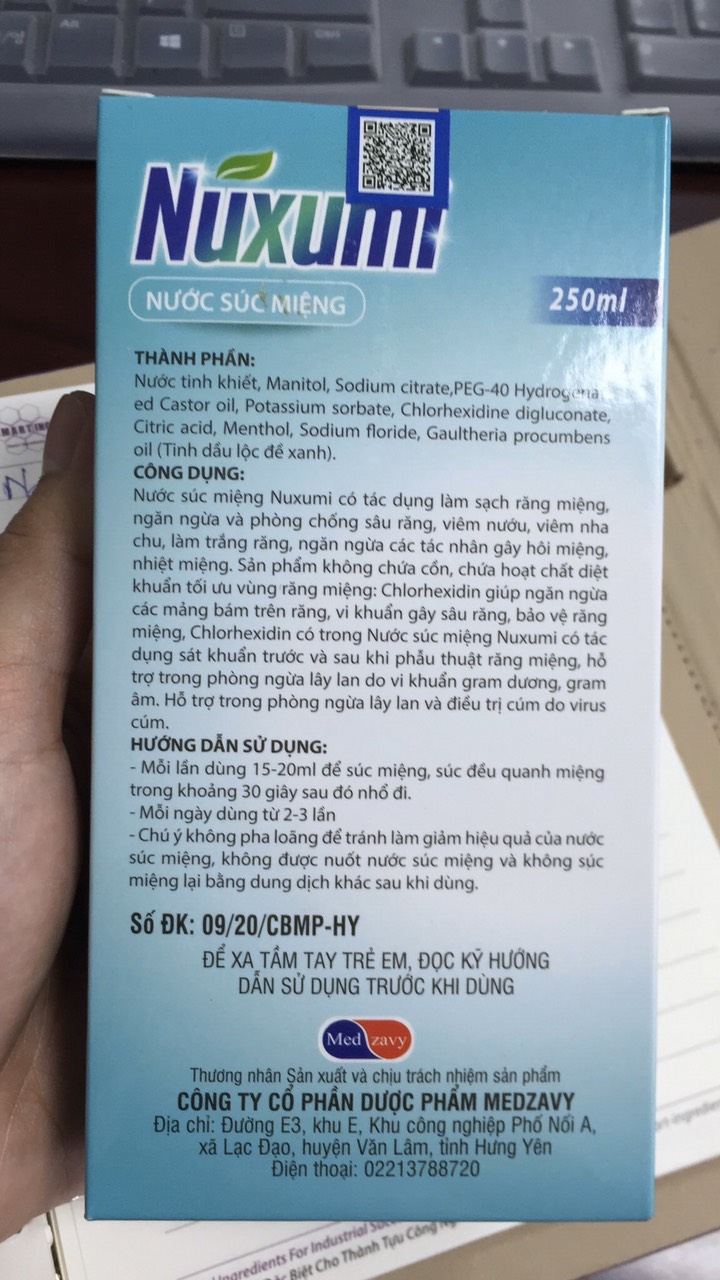 Nước Súc Họng 250ml