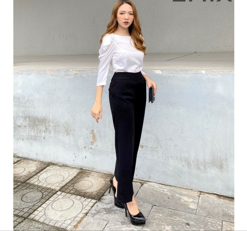 Cắt Mã - Áo Sơ Mi Dài Tay Tay Bồng Chất Lụa Siêu Nhẹ Cao Cấp A50 -P3/K1