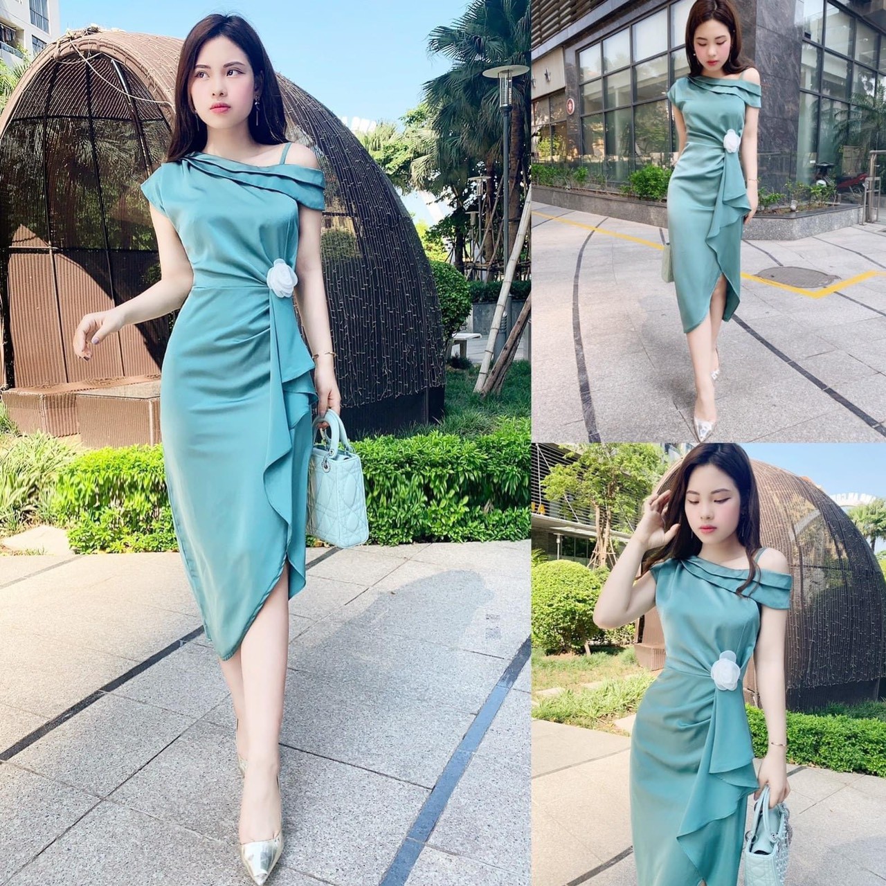 Phong cách với váy lệch vai sang trọng đẹp kiêu kỳ quyến rũ |  Vietnam.net.vn - Sàn thương mại điện tử
