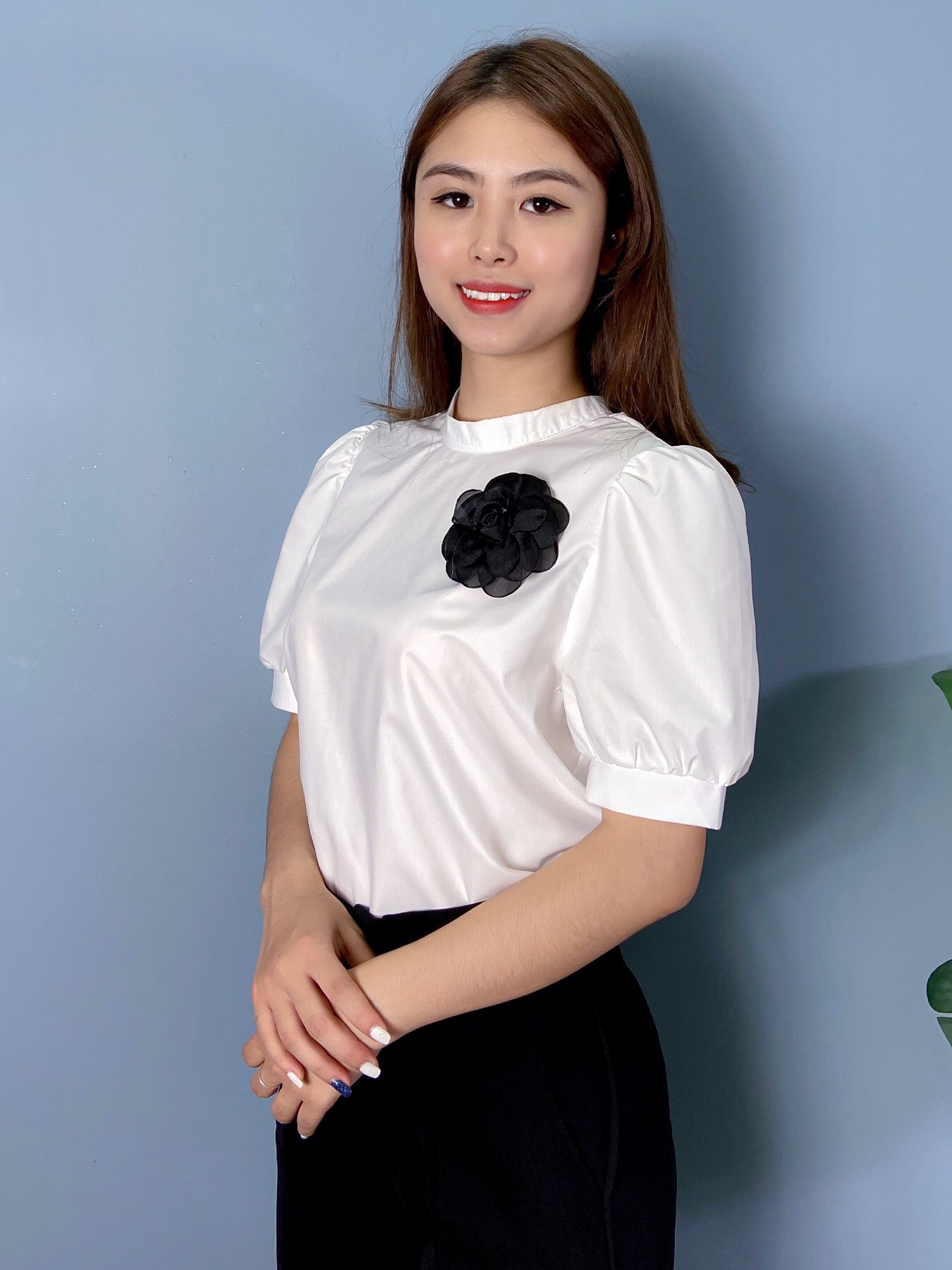 Áo Sơ Mi Cổ Tàu Cài Hoa A62- P0/K19