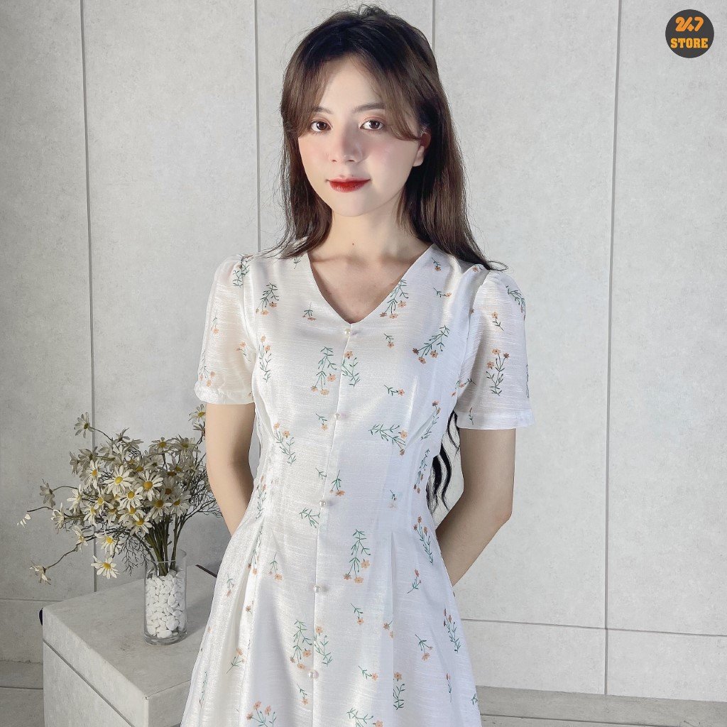 Váy Trắng Maxi Tiểu Thư Cột Nơ Nữ Tính  Hot Trend  Hàng Quảng Châu Loại  1 Đi Chơi Du Lịch Siêu Cute  MixASale