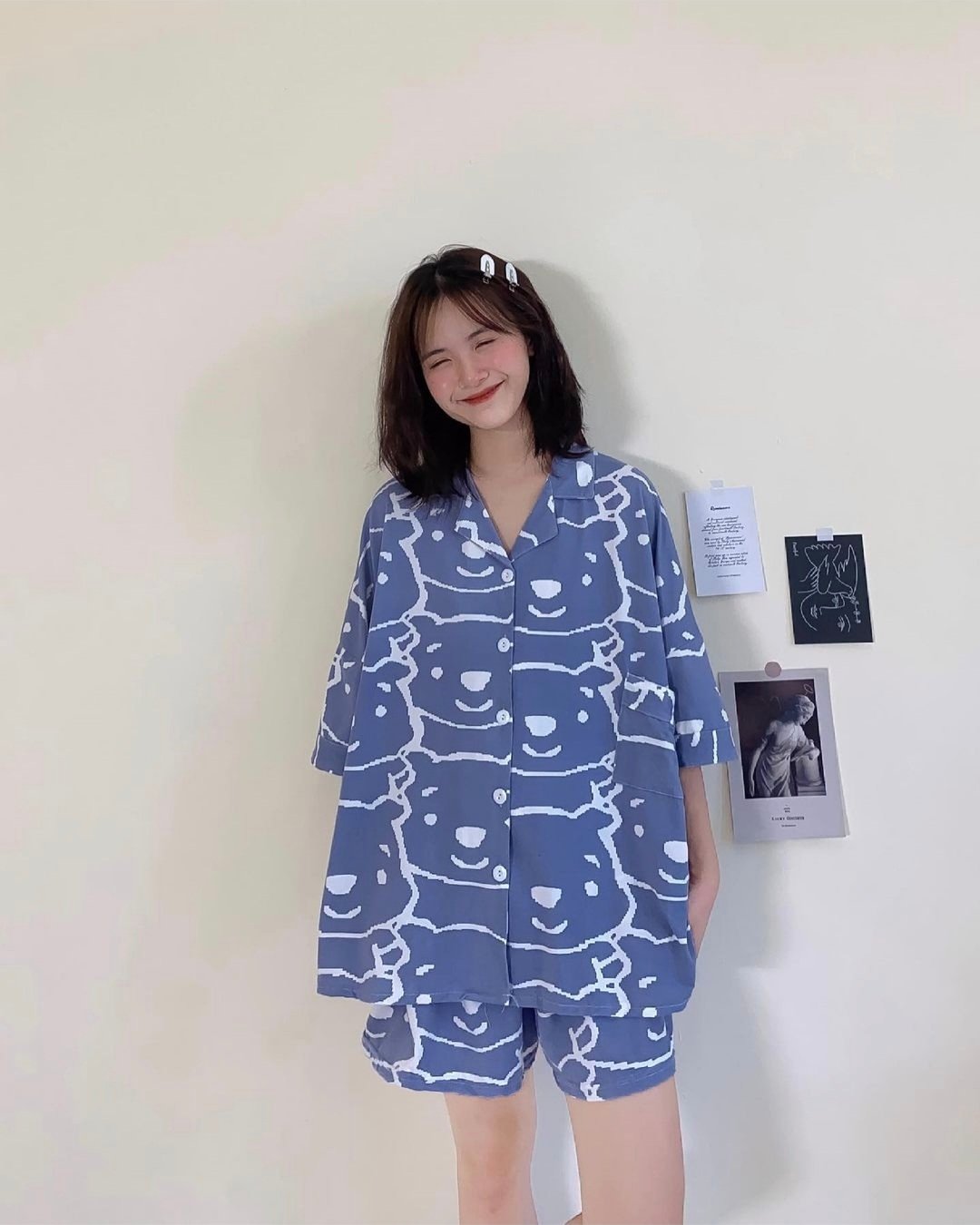 Bộ Pijama Hình Mặt Gấu - P3/K7