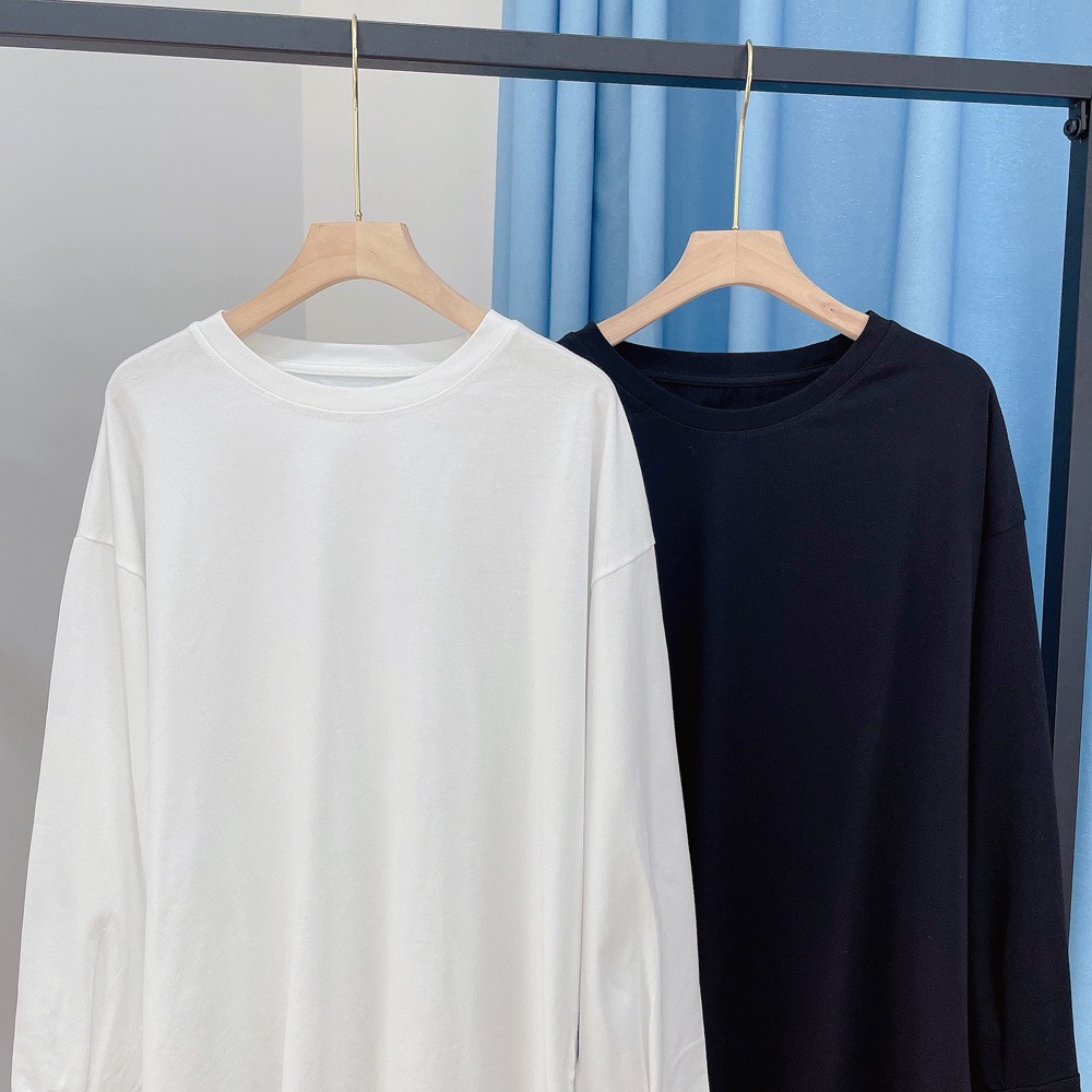Áo phông giấy dài tay unisex form rộng A02 P3/K2