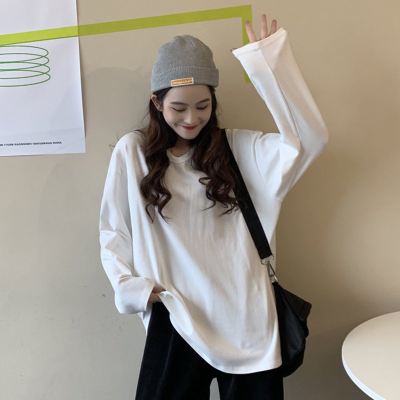 Áo phông giấy dài tay unisex form rộng A02 P3/K2