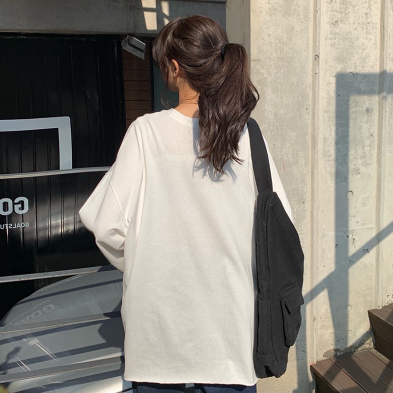 Áo phông giấy dài tay unisex form rộng A02 P3/K2