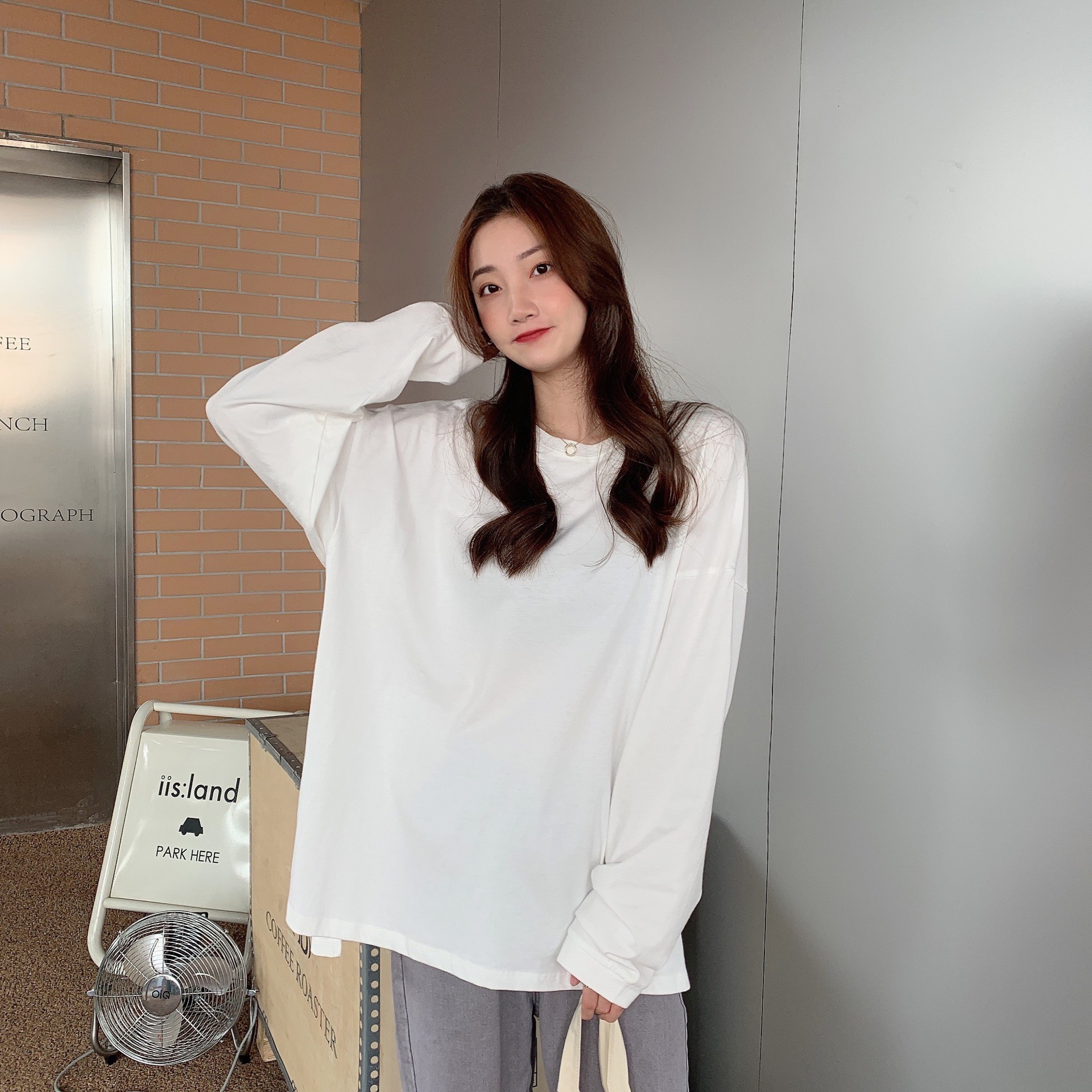 Áo phông giấy dài tay unisex form rộng A02 P3/K2