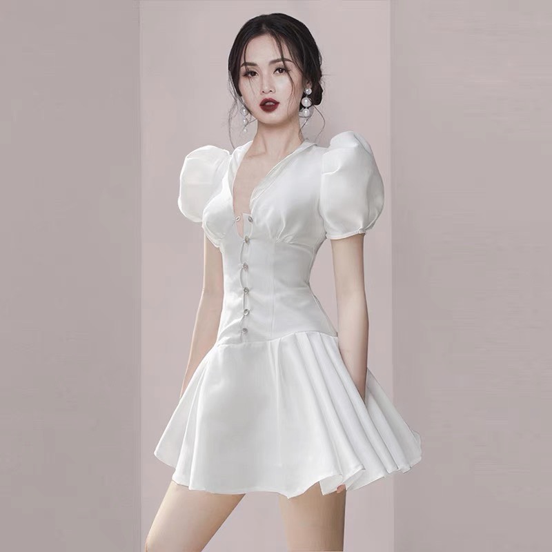 VÁY TIỂU THƯ XẾP LY 6853