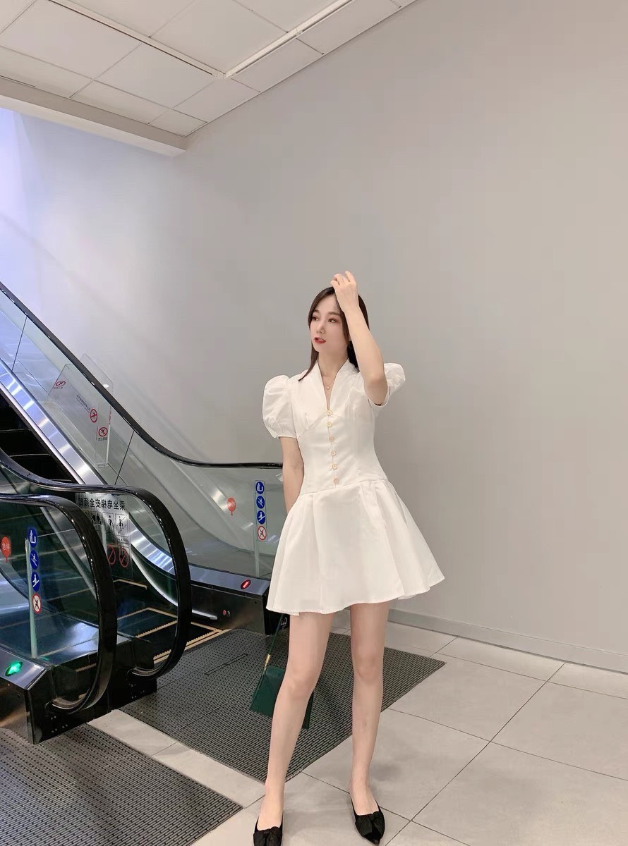 VÁY TIỂU THƯ XẾP LY 6853