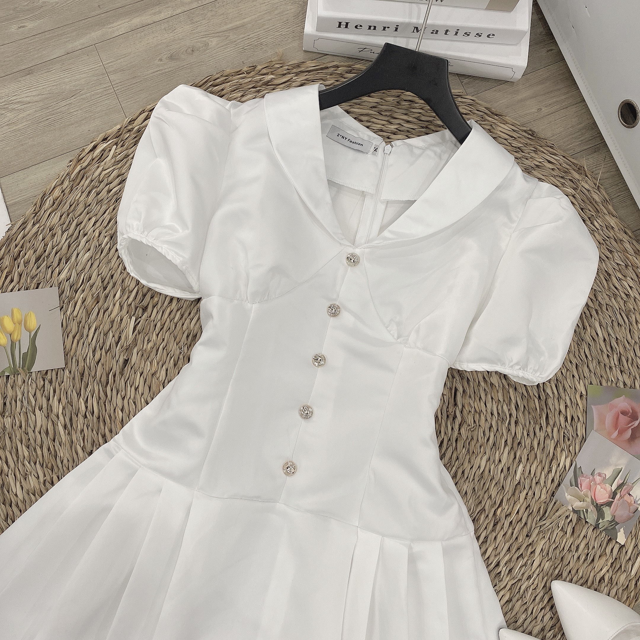 VÁY TIỂU THƯ XẾP LY 6853