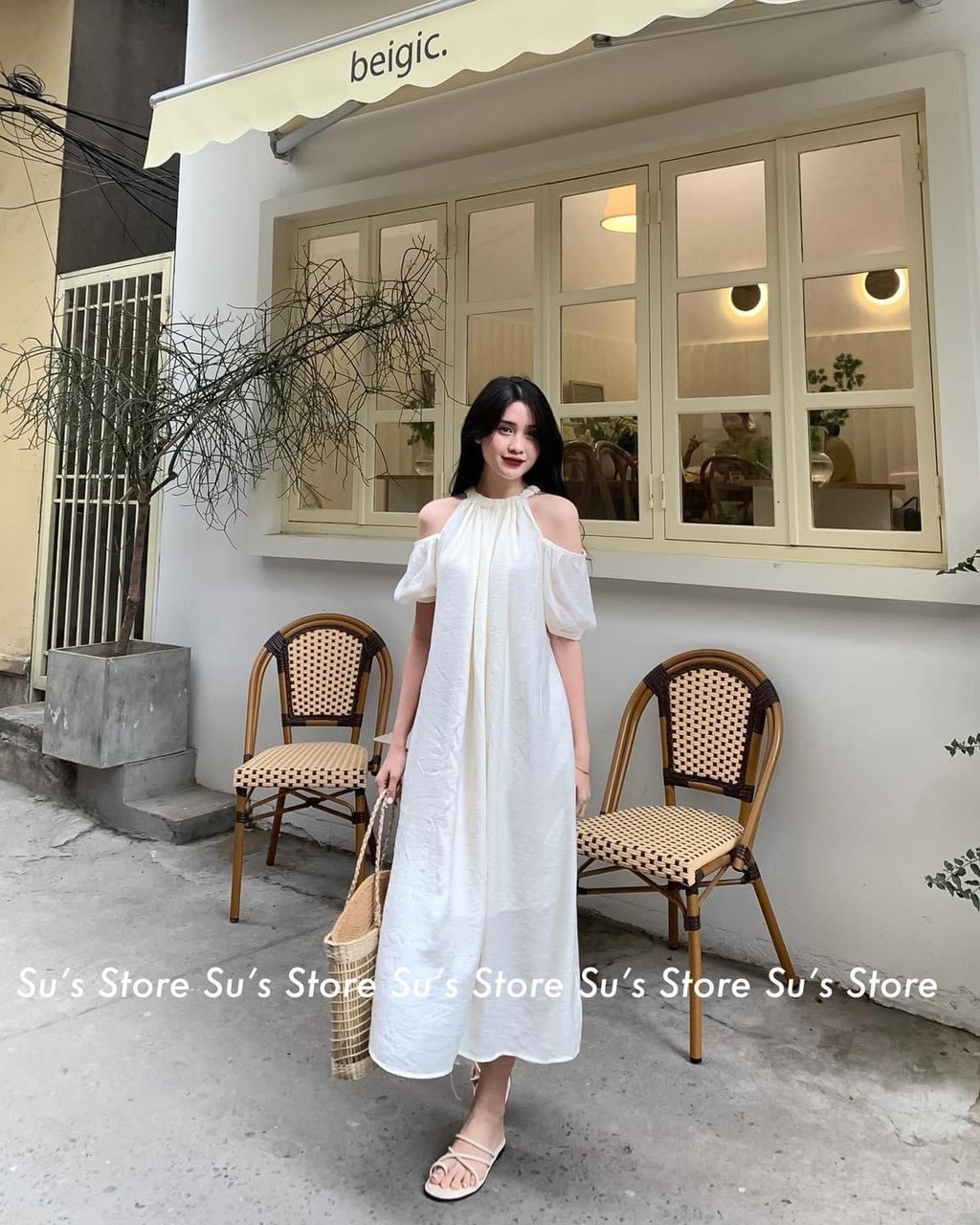 Váy Tơ Cổ Yếm Trễ Vai giá rẻ Tháng 9,2023|BigGo Việt Nam
