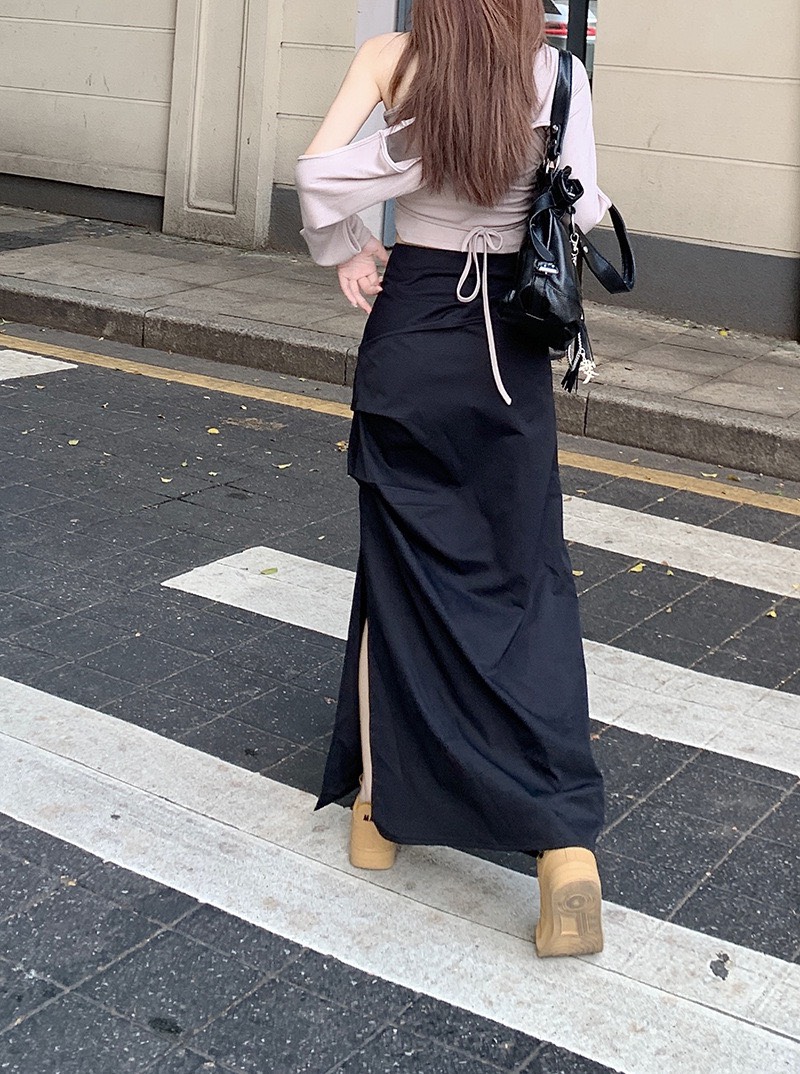 Váy đầm suông nữ mùa thu 2019 mới Hàn Quốc váy dài mùa xuân và mùa