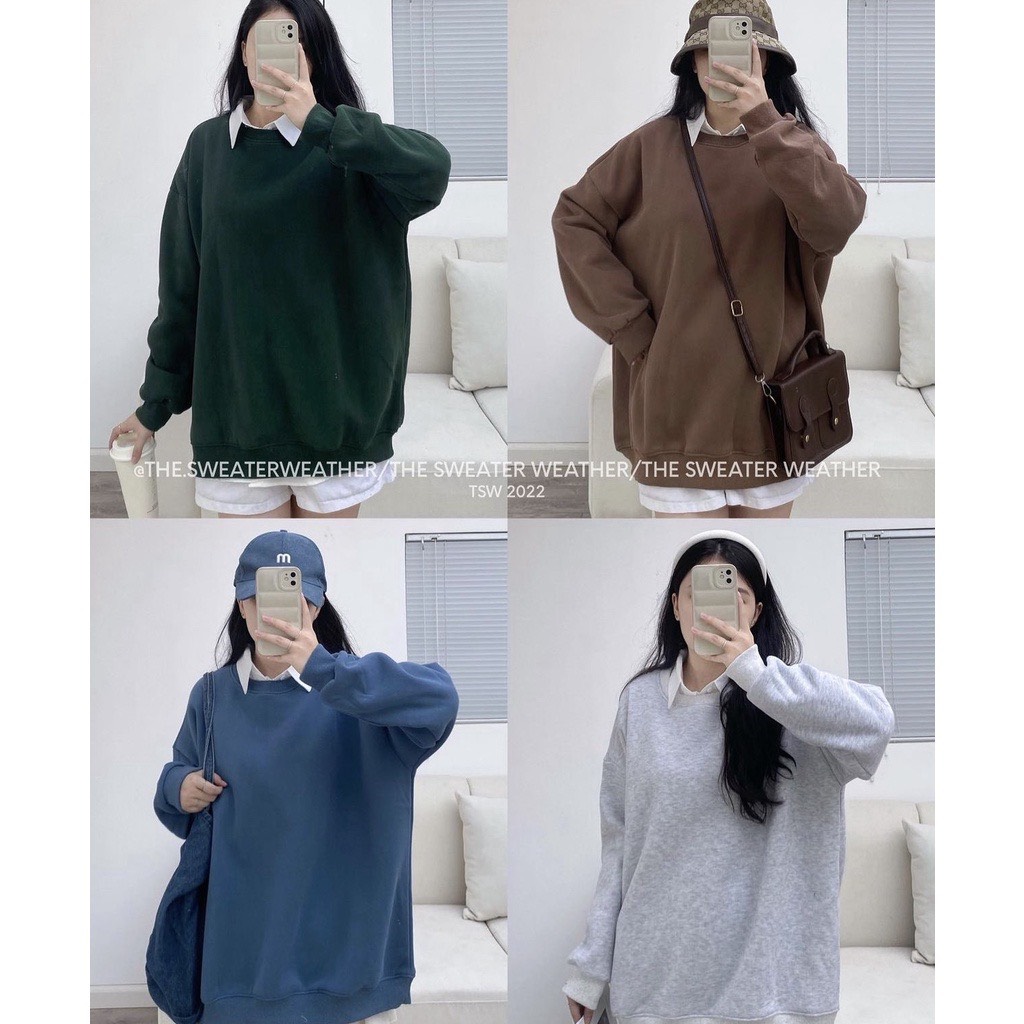 Áo sweater nỉ bôngAosweater876