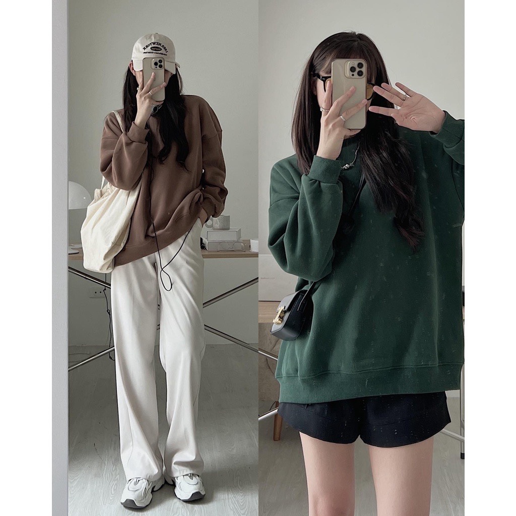 Áo sweater nỉ bôngAosweater876