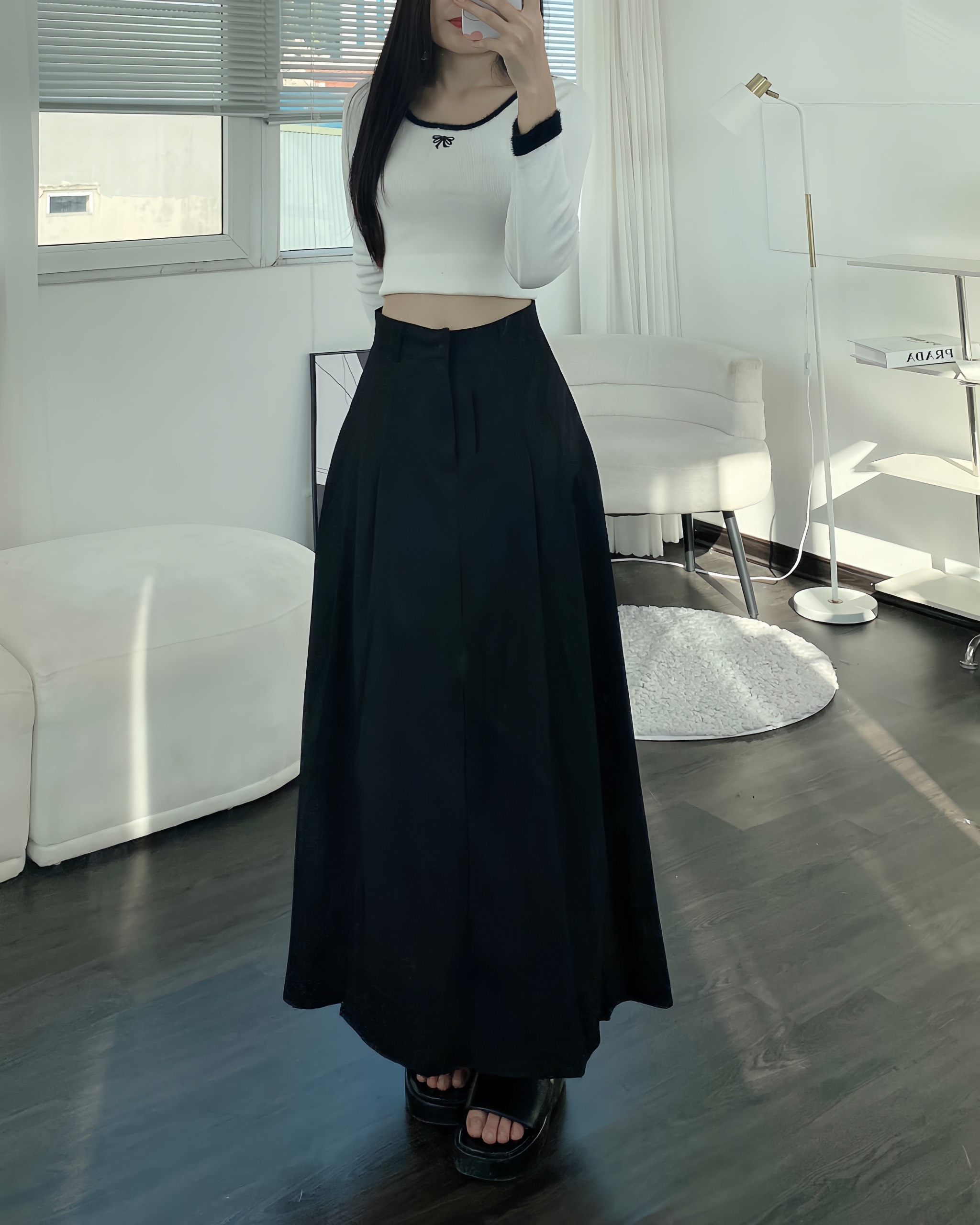 Chân váy midi Hàn Quốc đẹp, cao cấp, sang trọng 2016