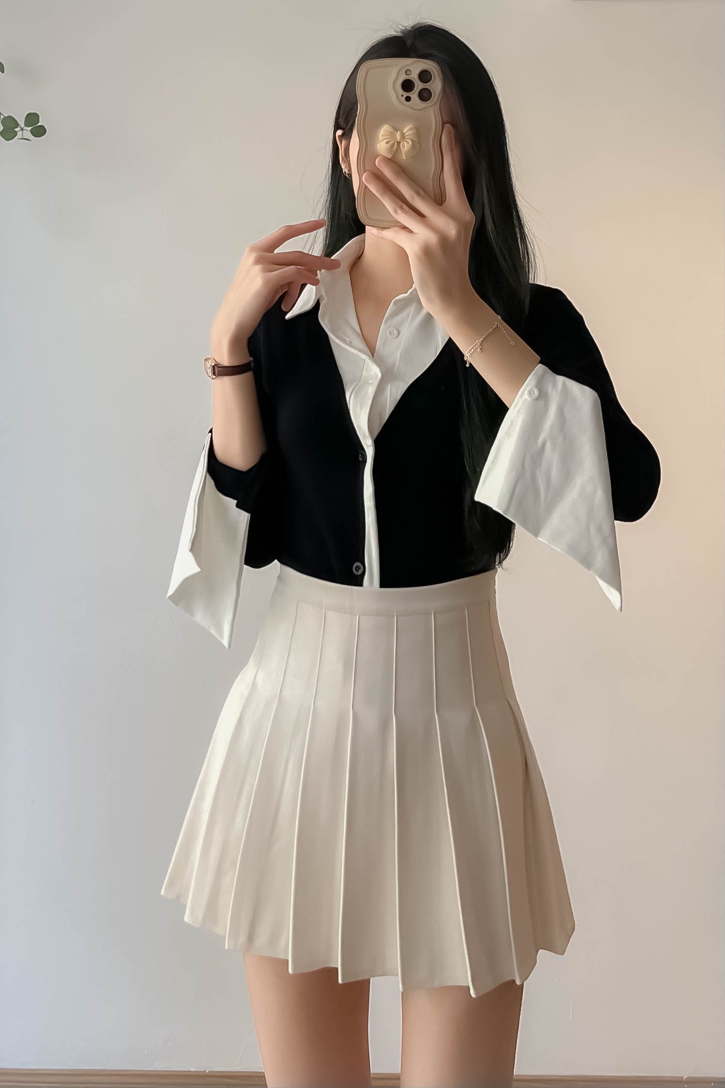 Mua Chân váy dạ ngắn xòe xếp ly thời trang thu đông 2020 tại Gia đình  fashion shop | Tiki
