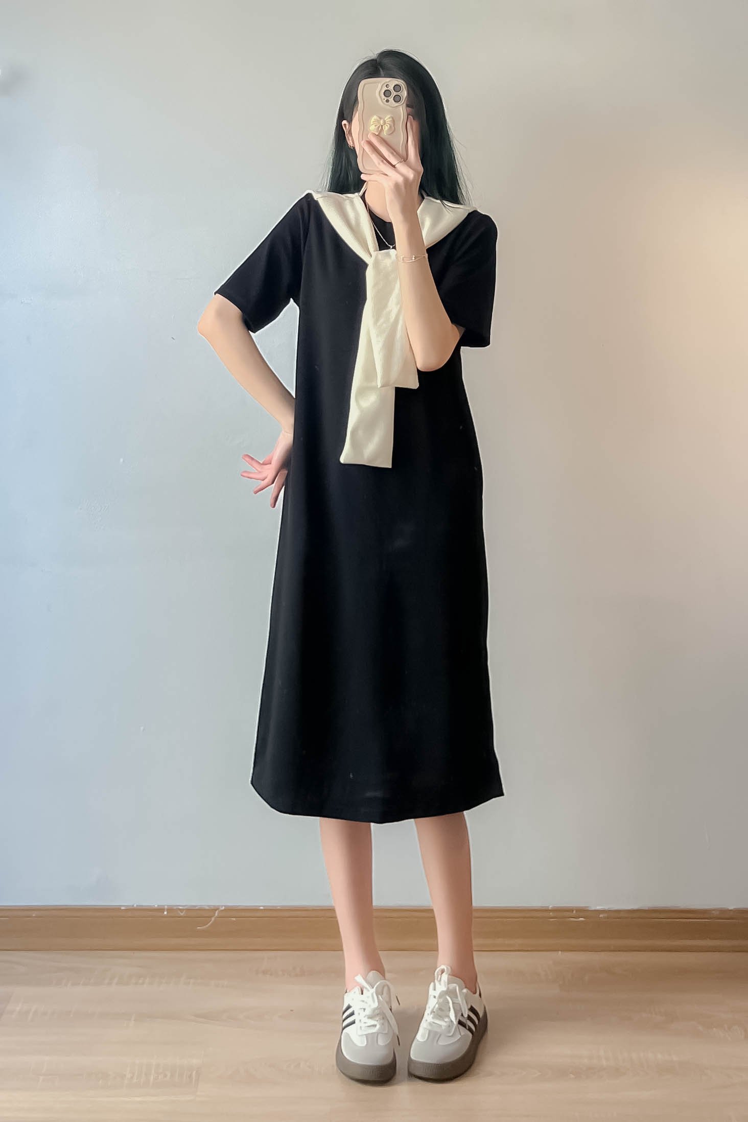 Váy Suông V07, Đầm Suông THỎ From Rộng, Dáng Dài Có Túi Chất Cotton -  Vanizen