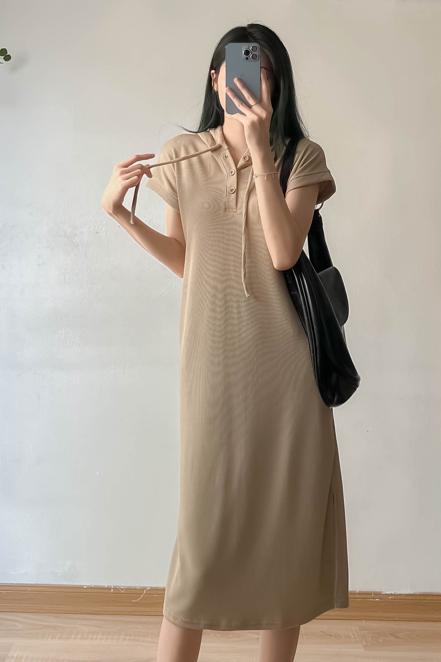 Đầm Suông Linen Thêu Hoa Màu Nâu TYMLIC | Shopee Việt Nam