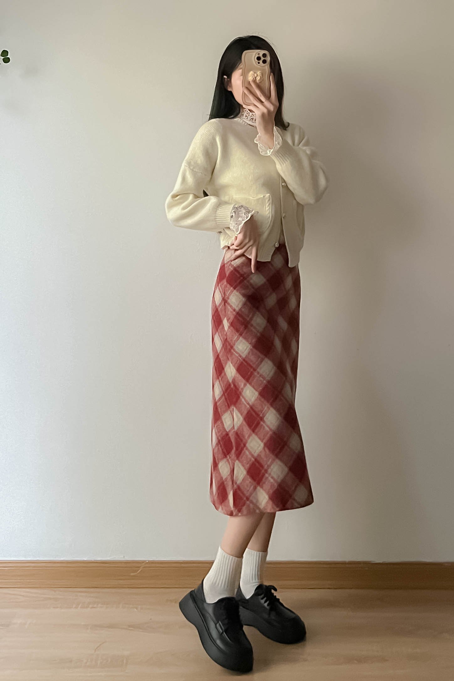 Sét Váy Dạ Kẻ 3 món kèm cúp ngực Ulzzang Hàn Quốc, Sét Đồ Nữ Mùa Đông - Bộ  trang phục | ThờiTrangNữ.vn