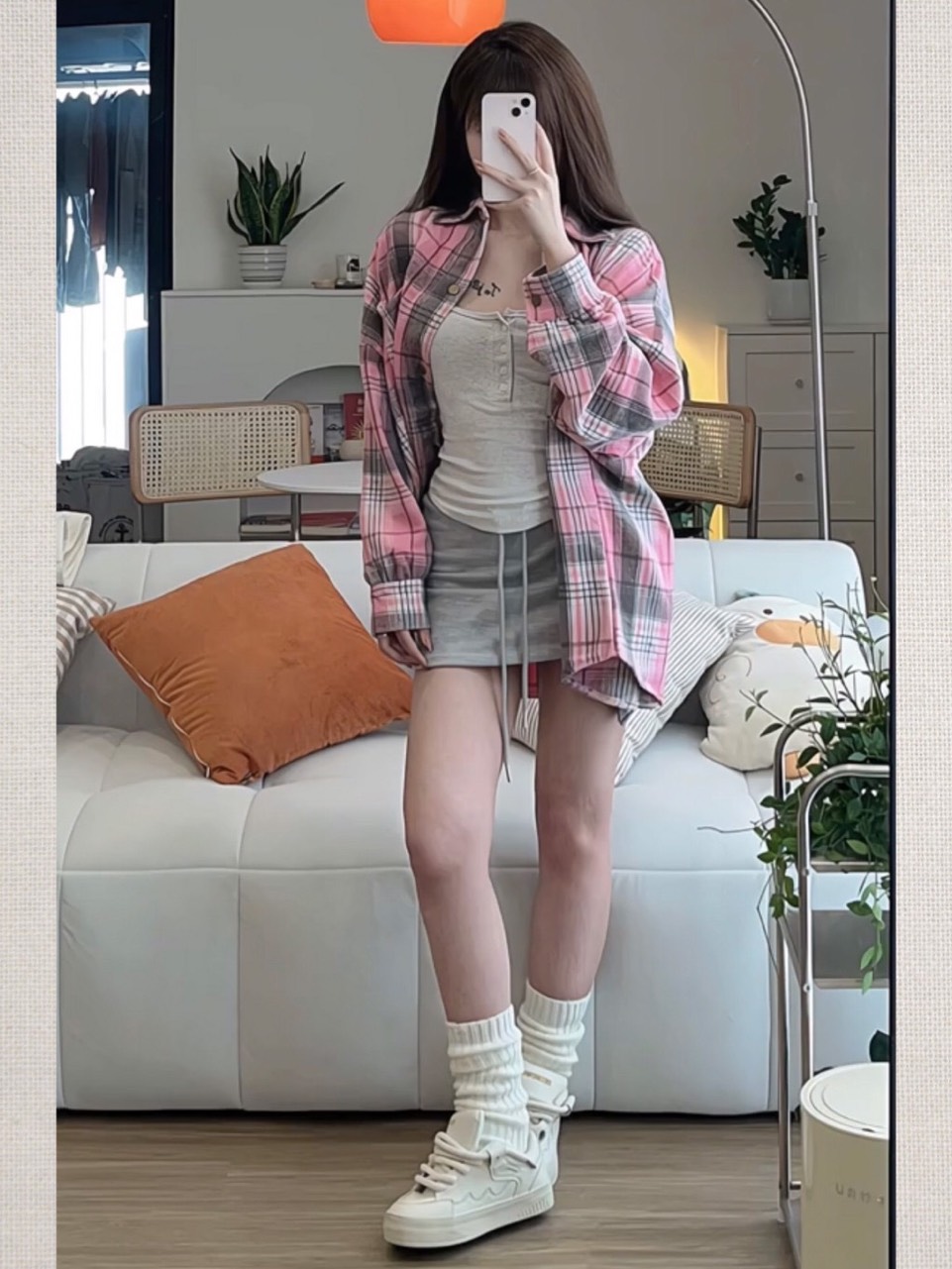 Áo sơ mi Flannel dài tay SomiFlannel9418