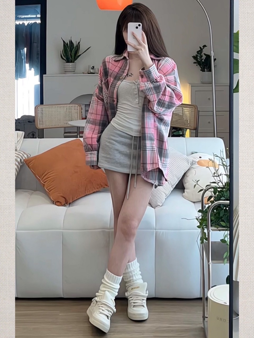 Áo sơ mi Flannel dài tay SomiFlannel9418