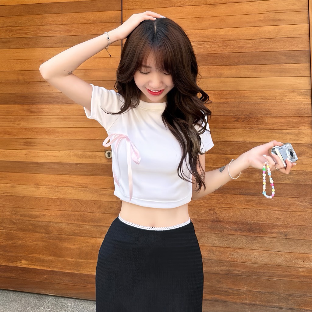  Áo phông croptop Bbtnohong028