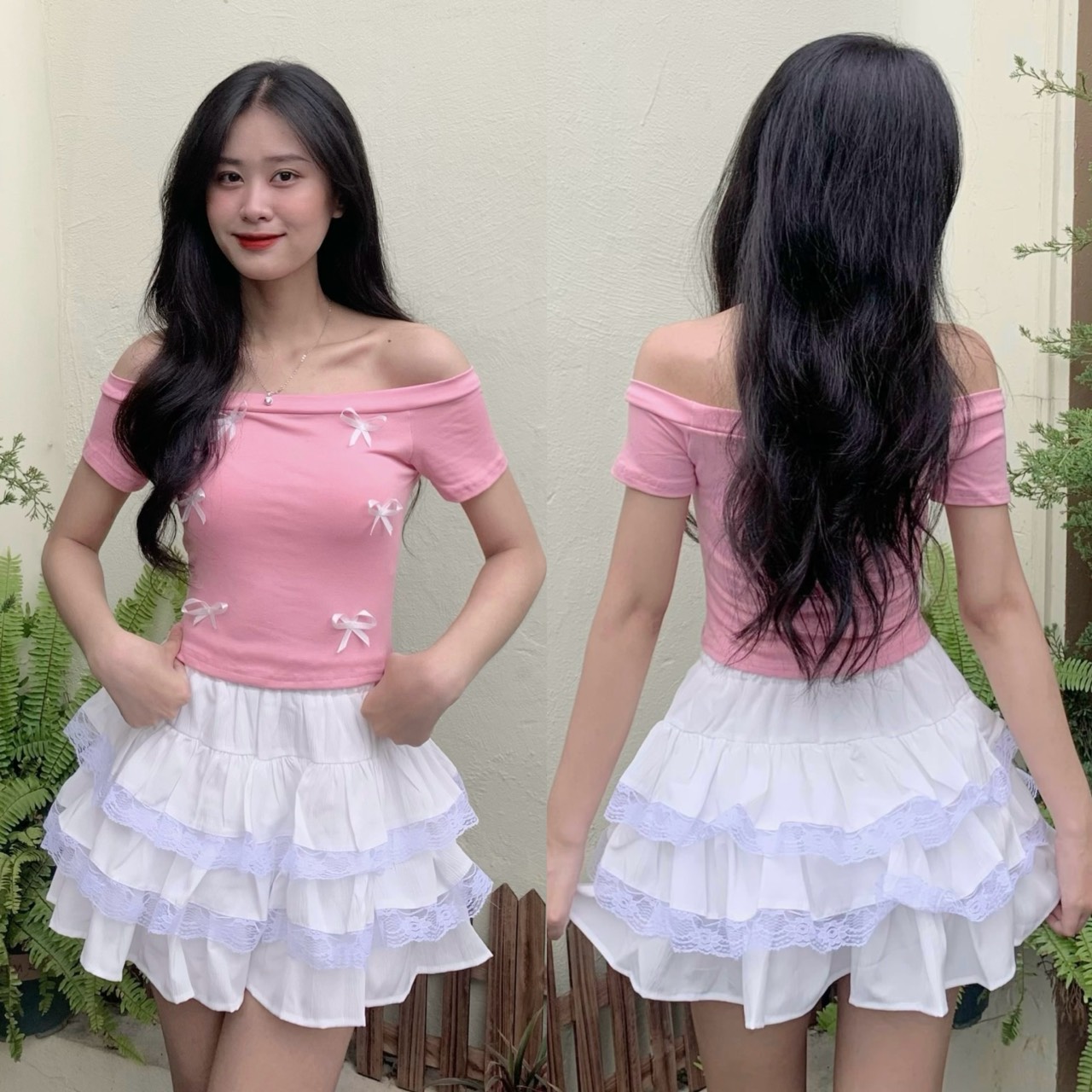 Chân váy tầng Cvrenskirt0275