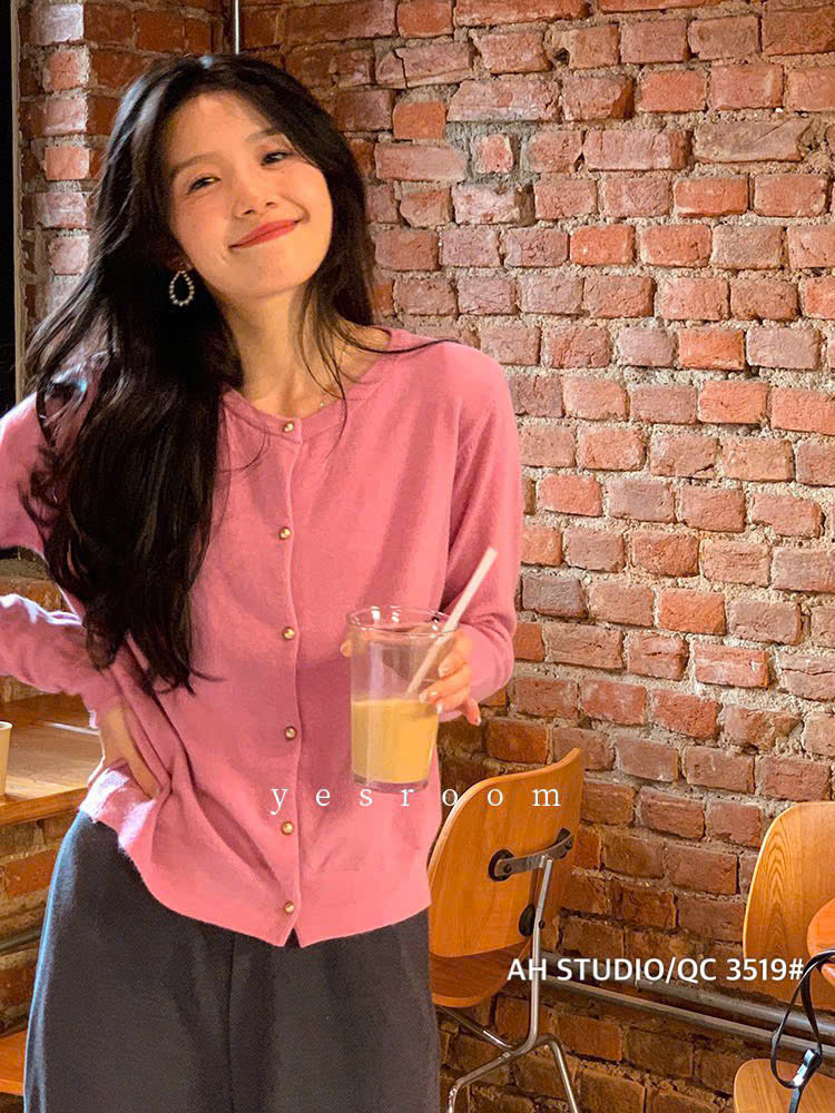 Áo cardigan DÀI TAY cúc đồng Cadigan3519