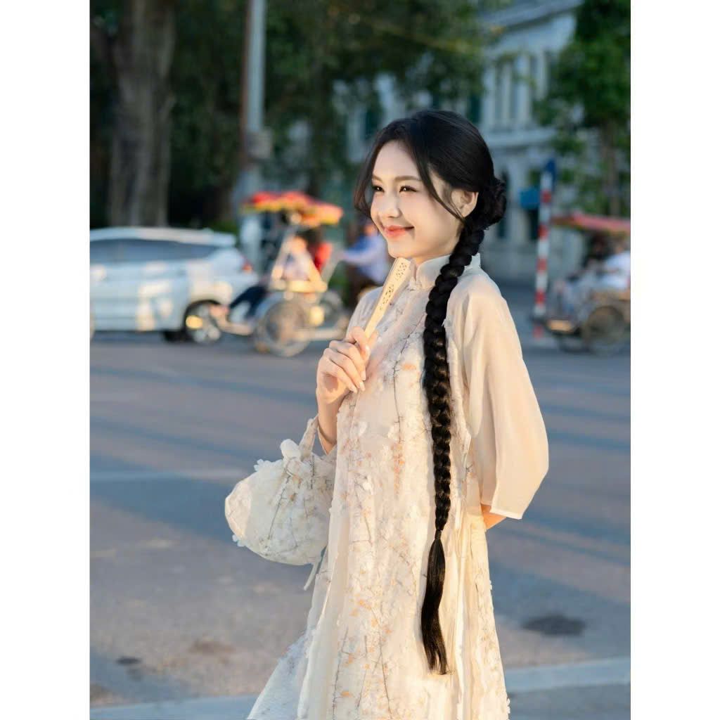 Set áo dài tuyết mai Aodai771